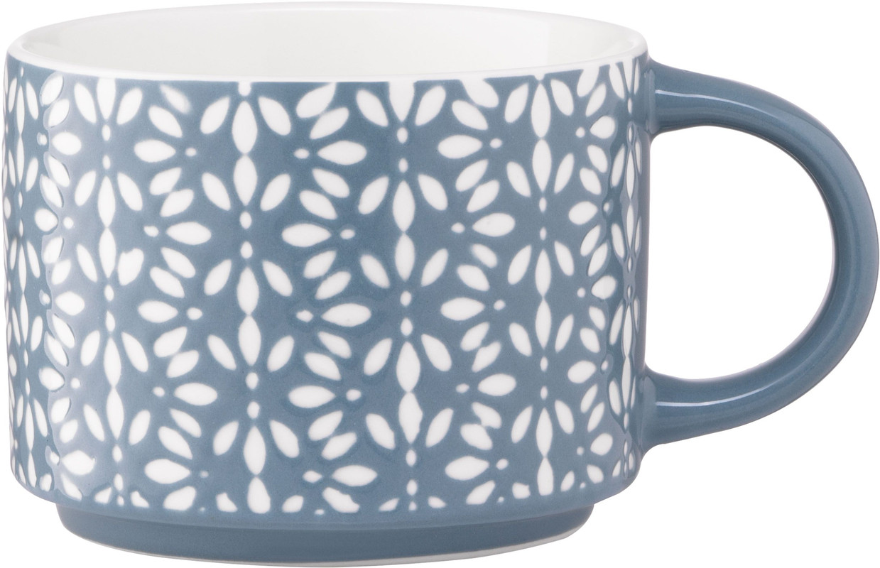 Чашка ARDESTO Weaving C 330 мл Біла (AR3473C)